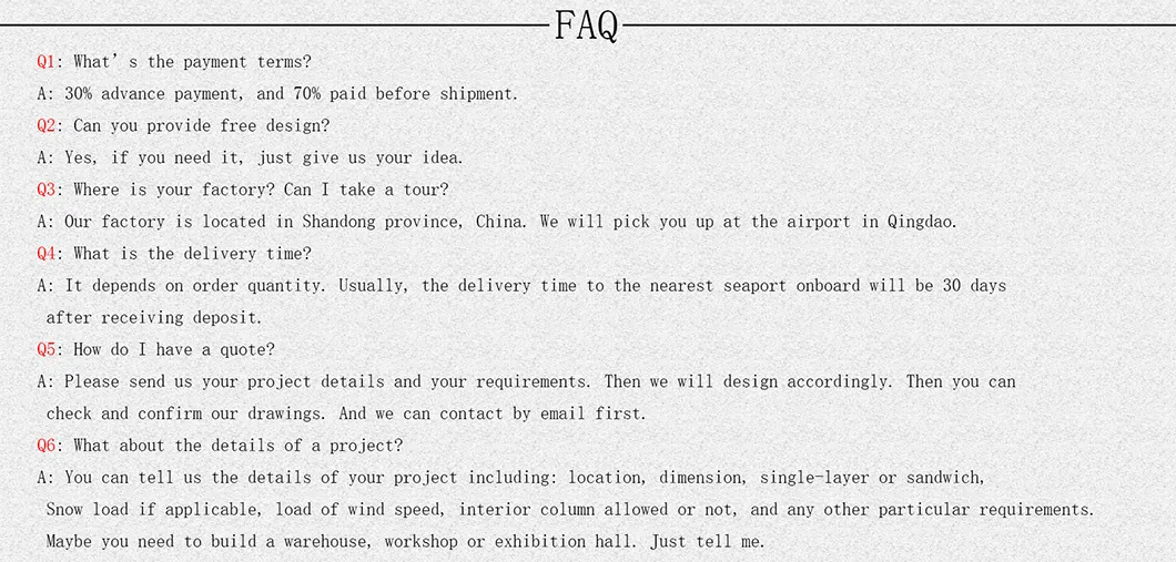 FAQ Overview