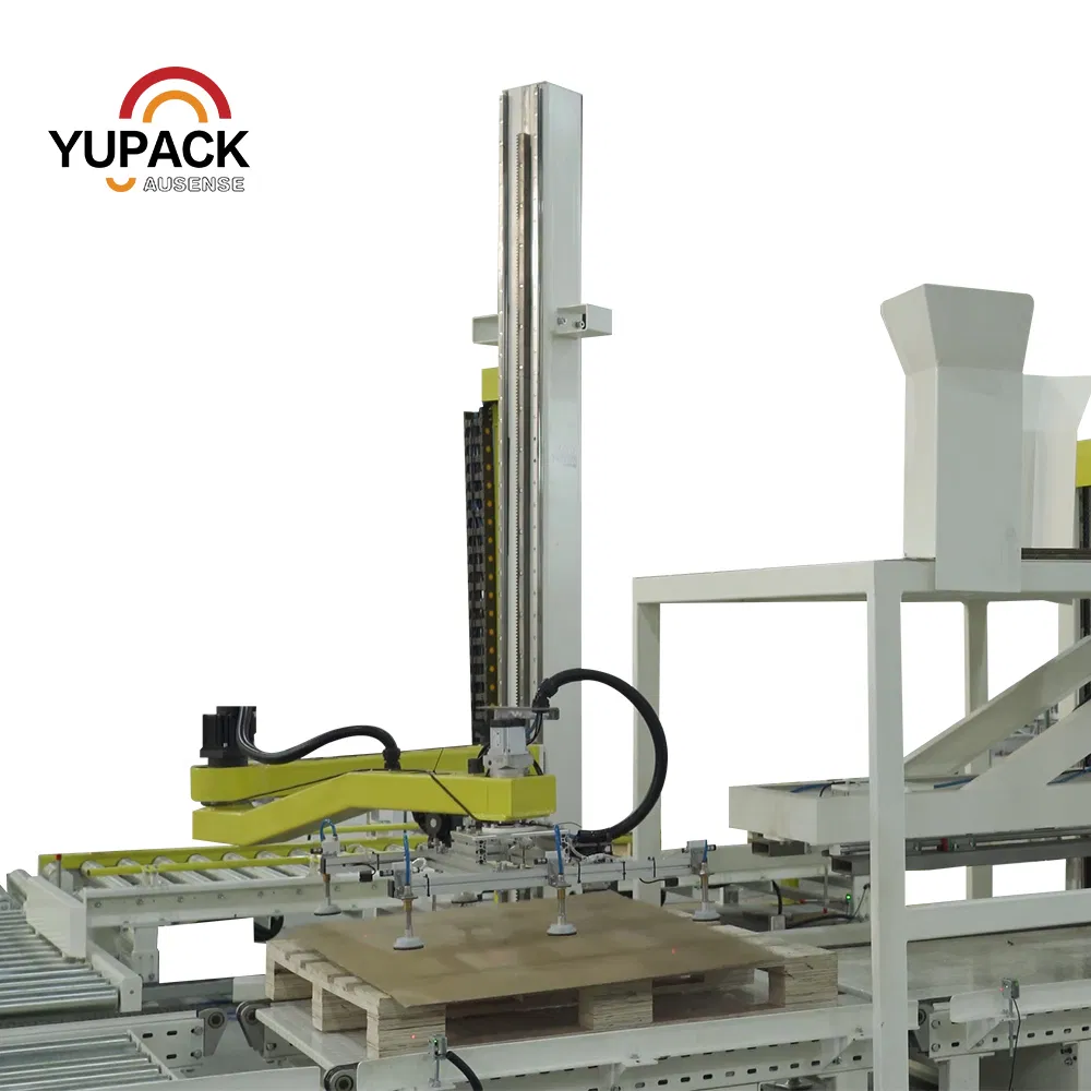 Single Column Robotic Arm Slip Sheet Feeder Automatic Layer Board Dispenser for Logistics and Distribution Centers