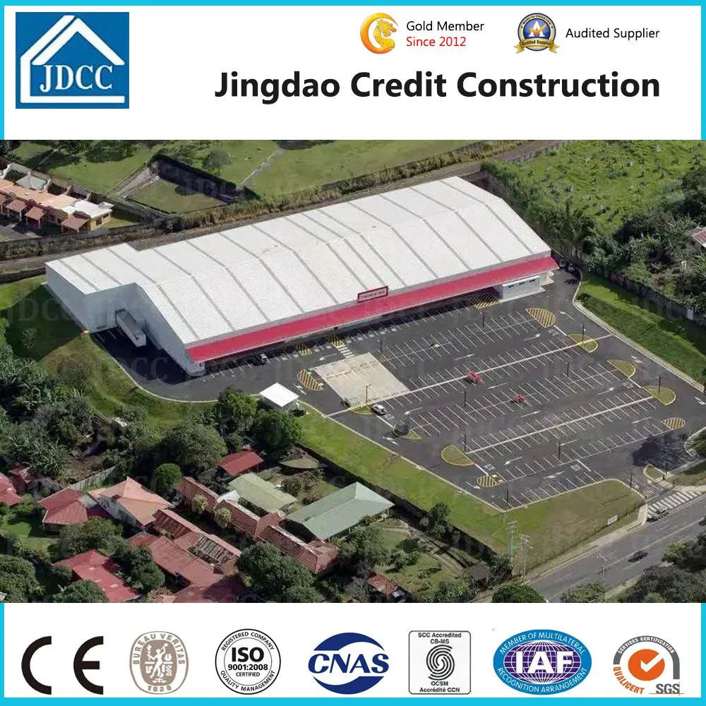 New Deign Prefabricated Light Steel Frame Structure Shopping Mall Shopping Center