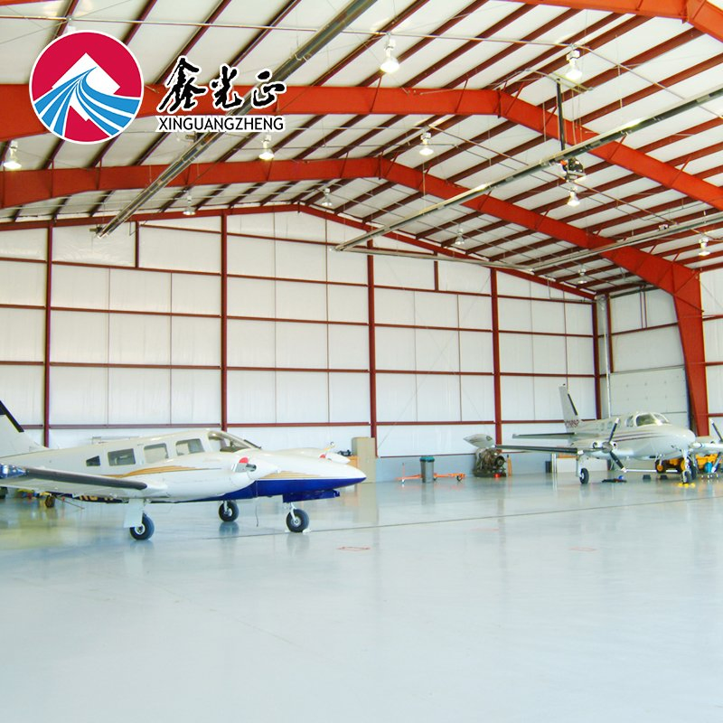 Long Span Light Frame Warehouse Steel Structure Building H Beam Shed Steel Hangar