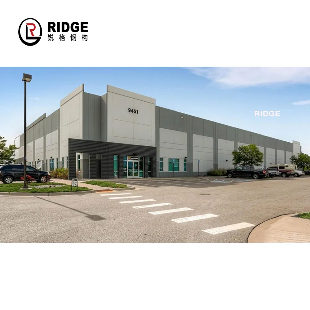 Prefabricated Steel Structure Office Commercial Construction Shop Metal Building for Sale