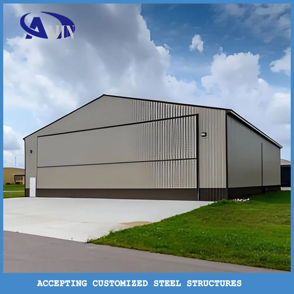 Prefabricated Clear-Span Steel Aircraft Hangar Aircraft Storage Facility
