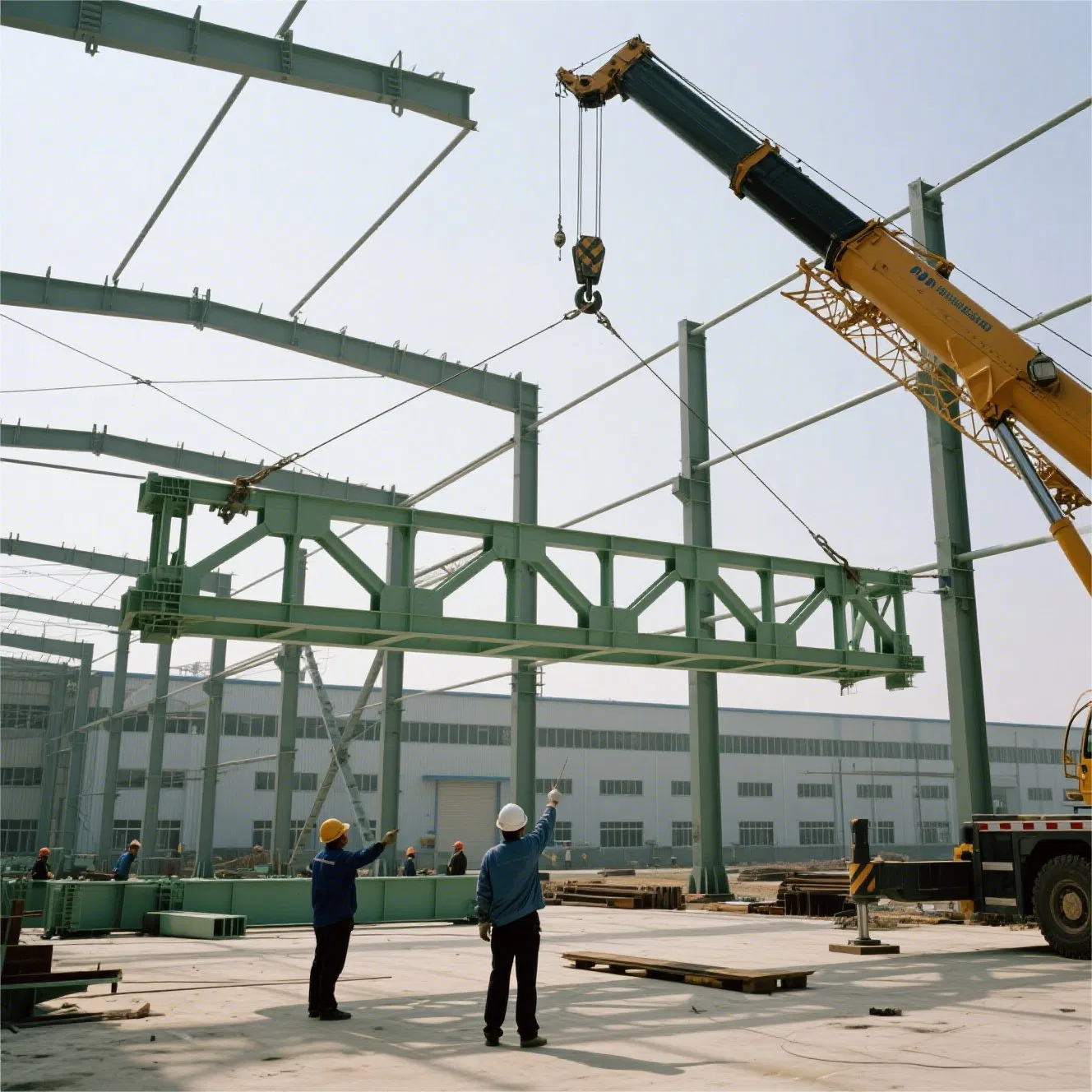 Easy to Assemble Steel Structure Prefabricated Hangar for Long-Term Use
