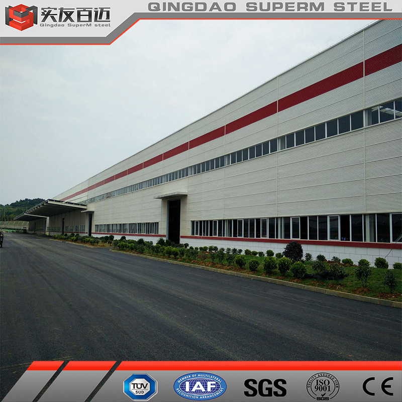 Customized Light Steel Structure Prefabricated Assembly Modular Metal Hangar Workshop Warehouse Building