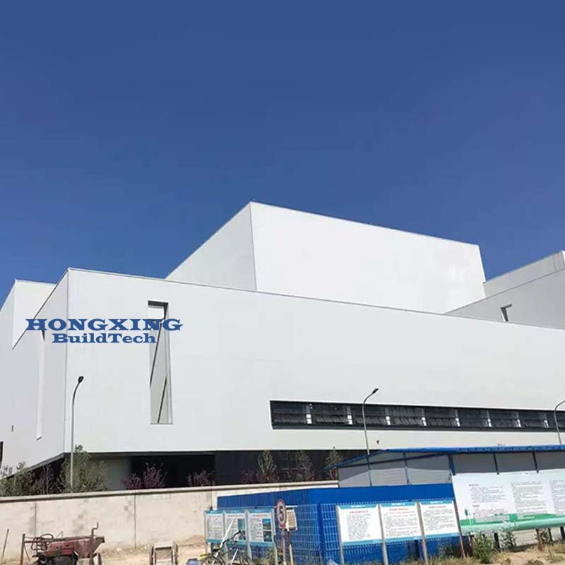 Heavy Duty Reliable Prefabricated Steel Structure Waste Treatment Metal Plant