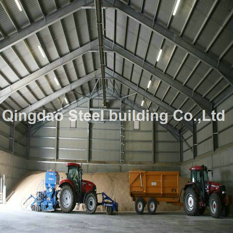 CE Prefabricated Steel Structure Agricultural Farm Storage Shed Workshop Warehouse Construction Building
