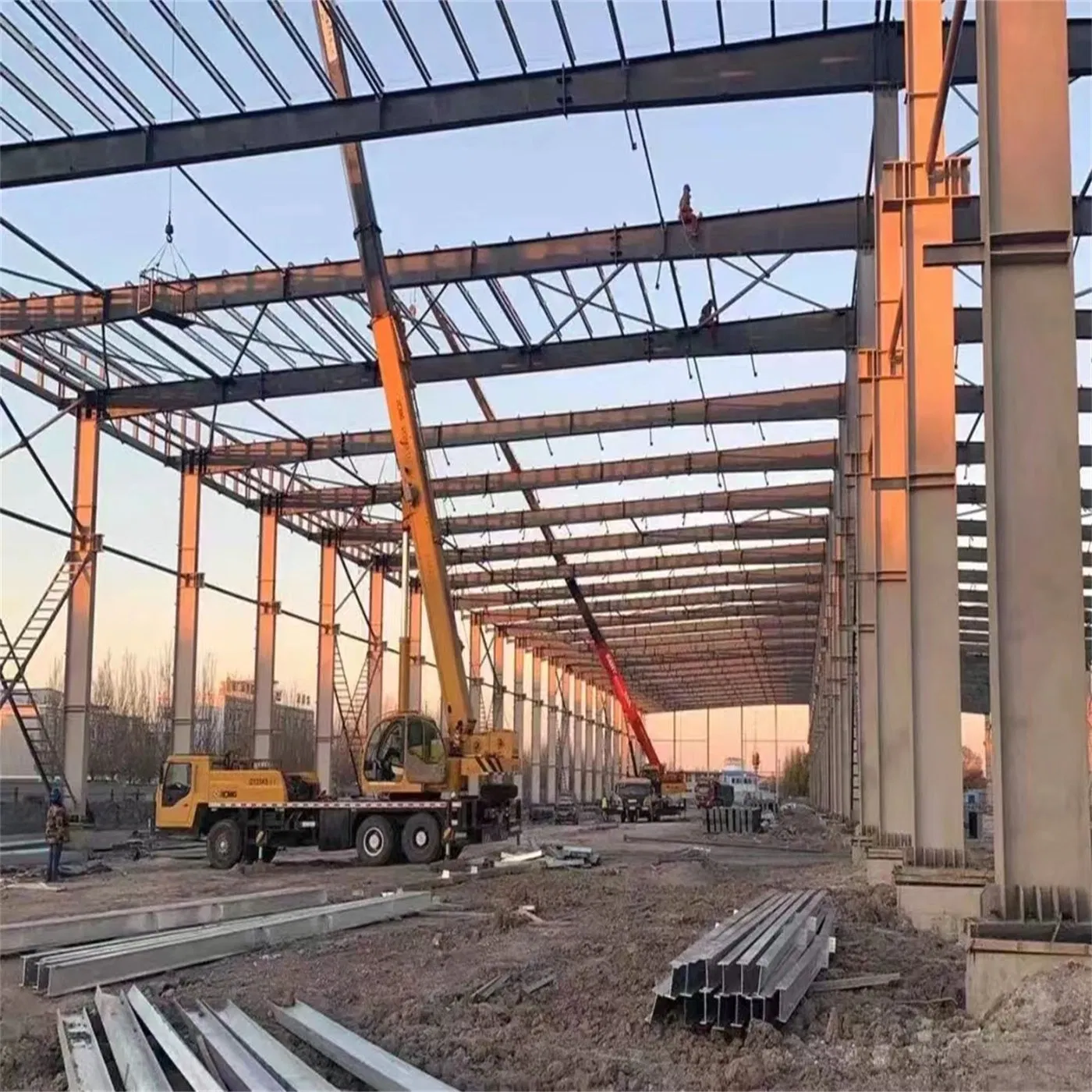 High Quality Prefabricated Building Mobile Modular Design Quality Steel Structure Hall / Warehouse / Workshop / Hangar