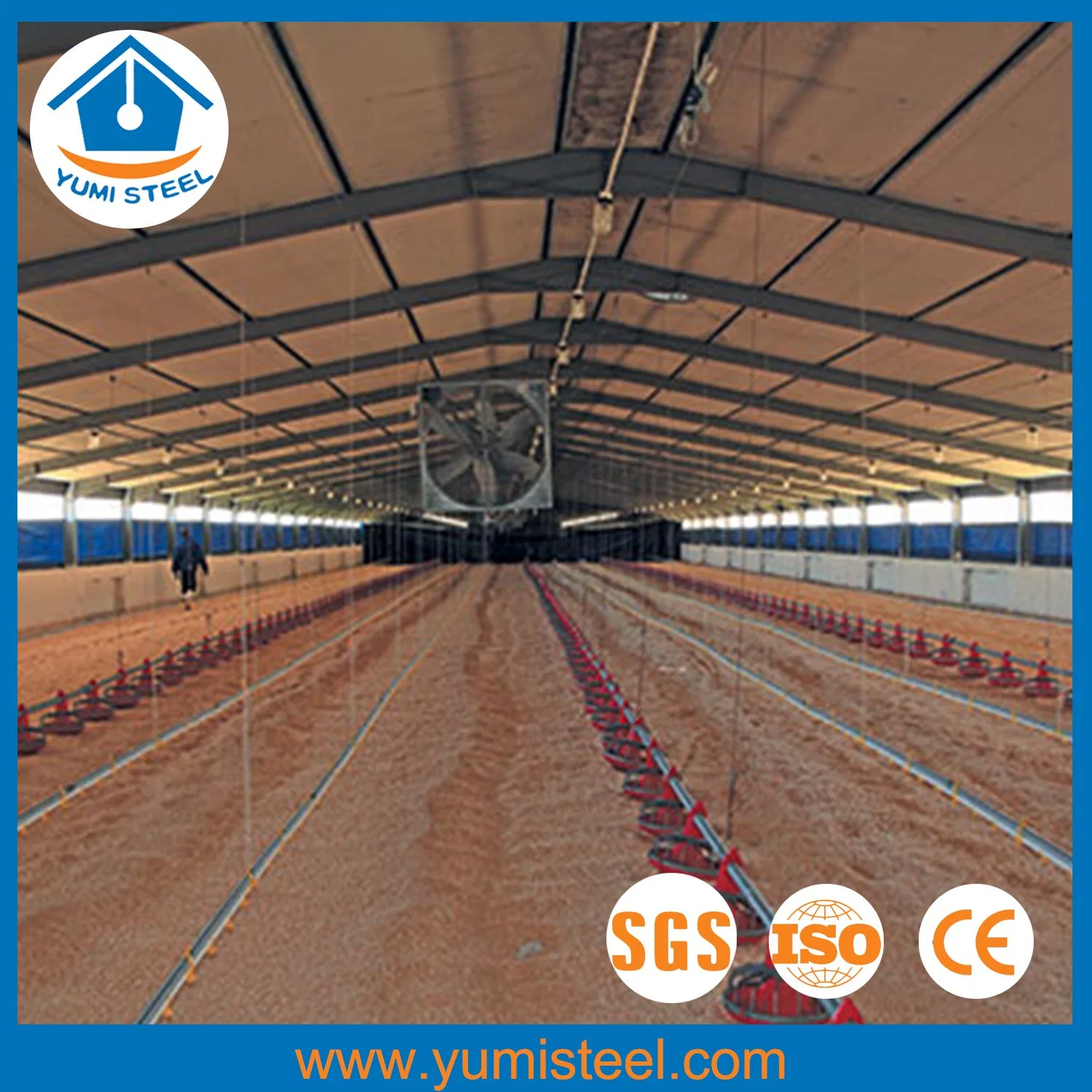 China Prefabricated Agricultural Steel Buildings for Poultry/Barns/Storage with Best Price