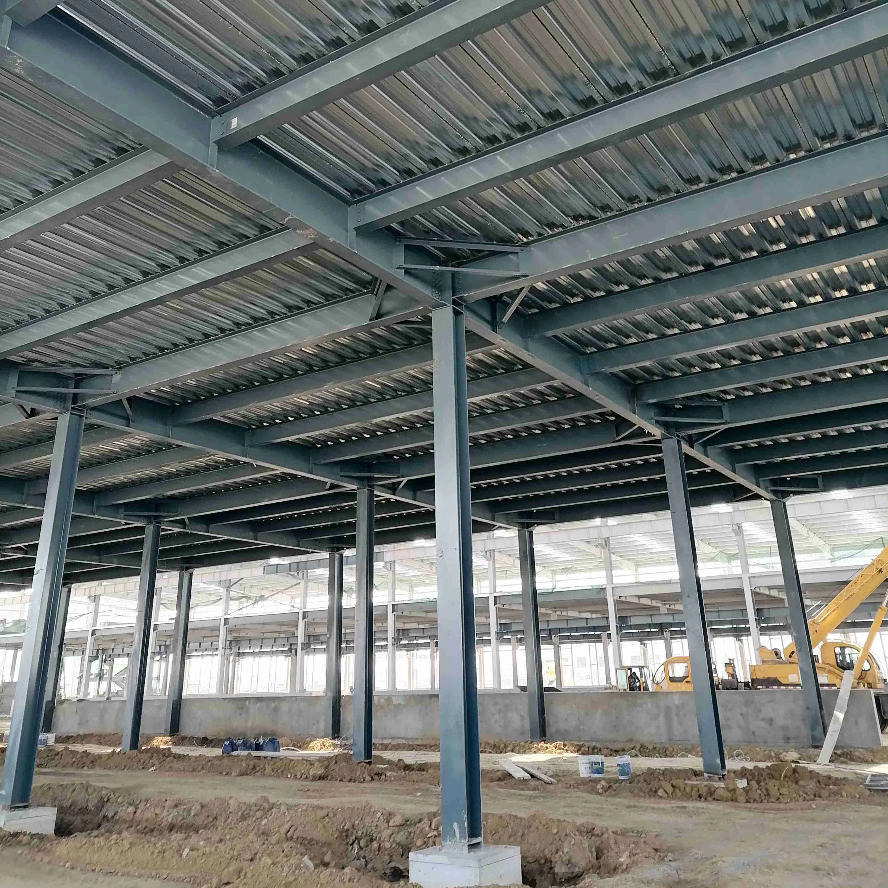 Steel Structure Tile Processing Workshop Plant