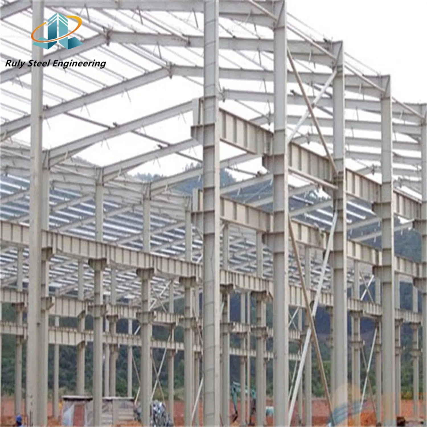 Large-Span Galvanized Steel Structure Pulp Processing Plant