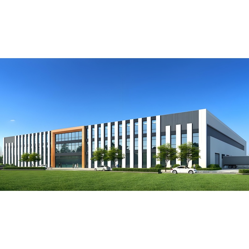 Customization High Precision Professional Prefabricated Steel Structure Factory Building for Industrial Zone Station Durable for 50 Years