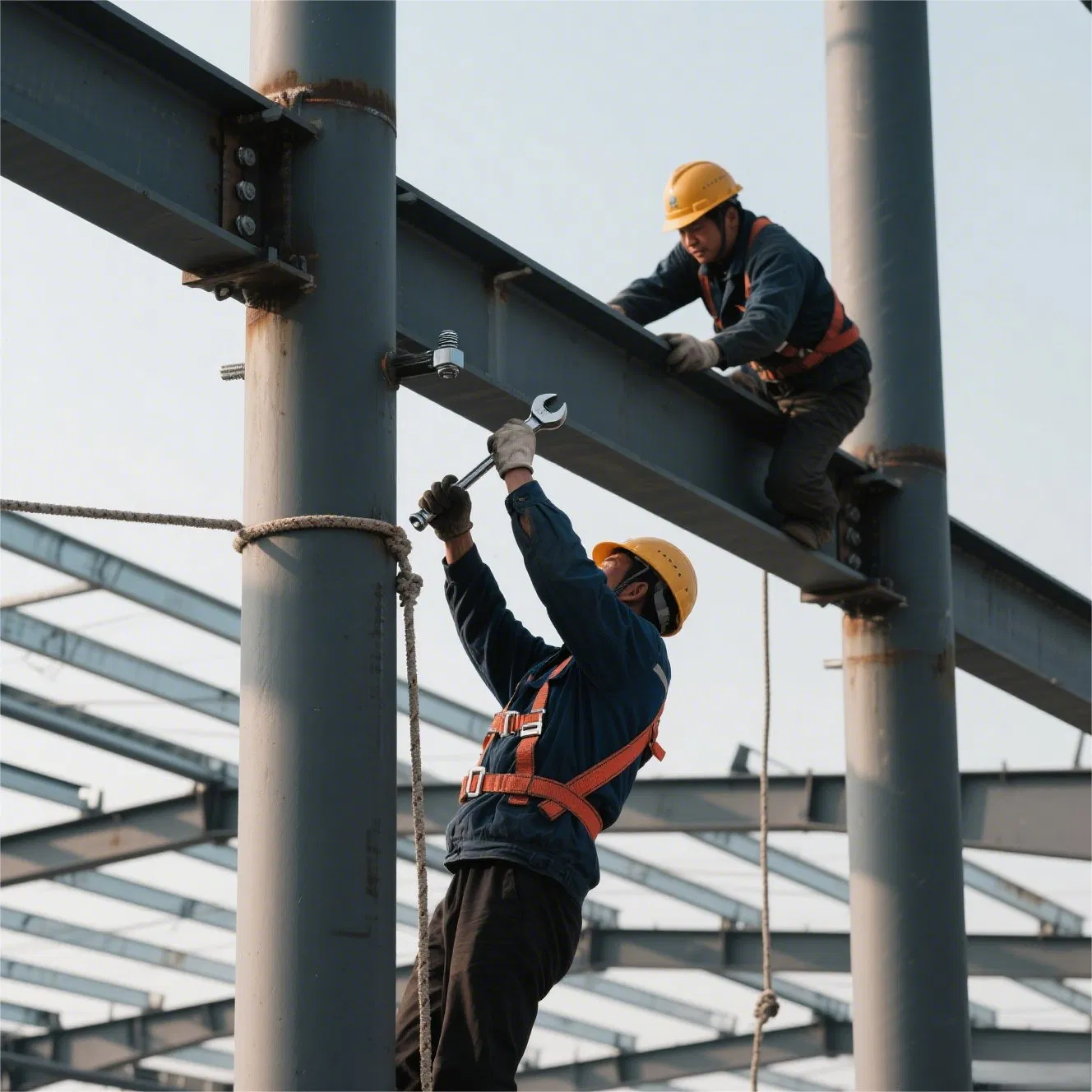 Easy to Assemble Steel Structure Prefabricated Hangar for Long-Term Use