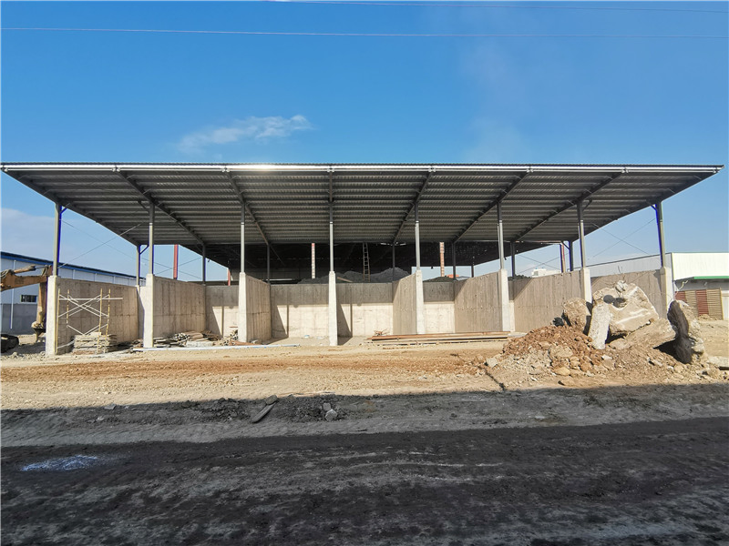 Algeria Pre-Engineered Steel Structure Frame Ceramic Tiles Processing Plant