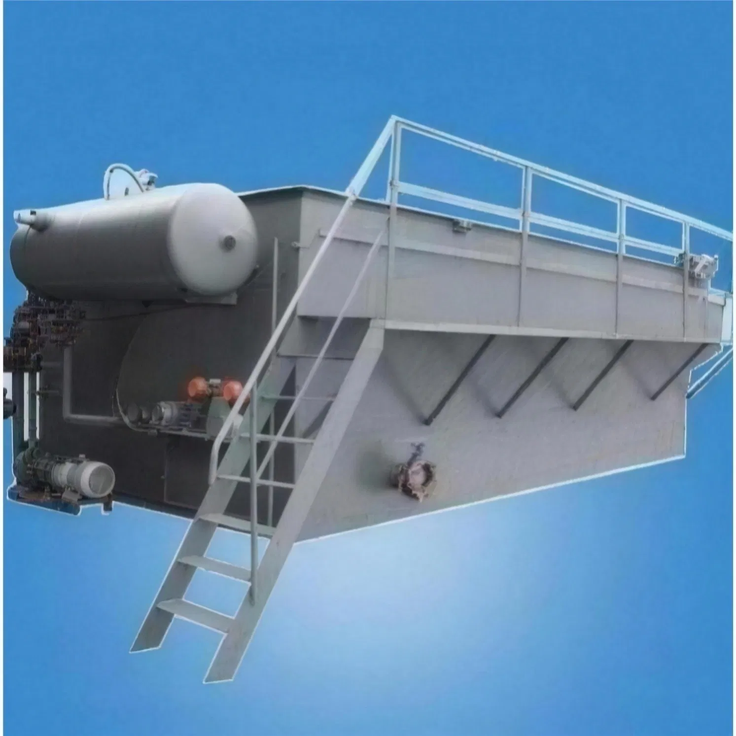 Heavy Duty Dissolved Air Flotation Plant for Steel Mill Rolling Scale Wastewater Oil Removal and Solids Separation with High Temperature Resistance