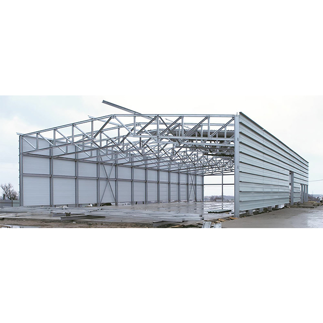 Durable Industrial Storage Facility with Steel Frame Design