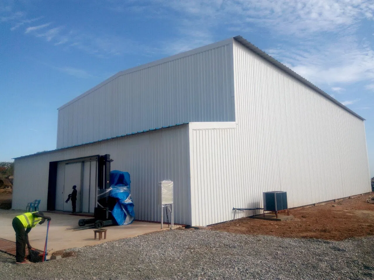 Refrigeration House Cold Storage Steel Structure Building to Africa