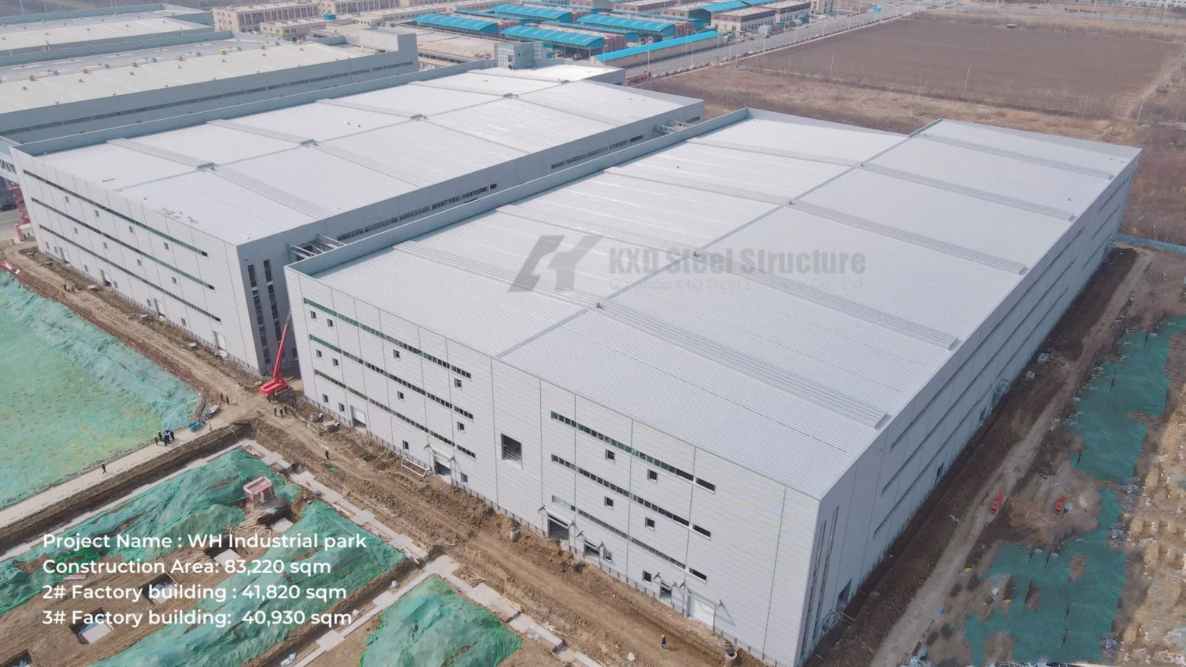 Prefabricated Industrial Steel Frame Structure Factory Building Construction