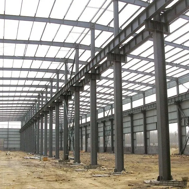Prefabricated Steel Structure Construction High Rise Pre Engineered Warehouse Building Prefab Industrial Metal Building China Factory Price