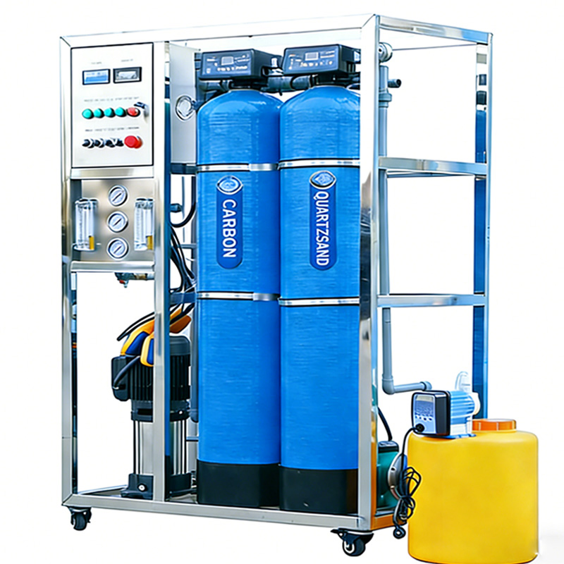 Water Treatment Plant 250lph Reverse Osmosis Plant Water Filter Plant Factory for Canned/Barreled/Bagged Water