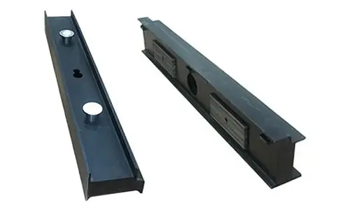 magnetic side rail system detail