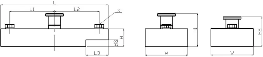 600 kg precast concrete magnet specification drawing
