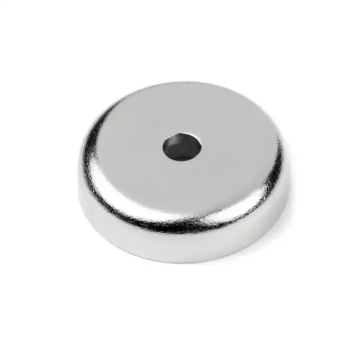 Wholesale NdFeB strong pot magnet with threaded hole Company, Product