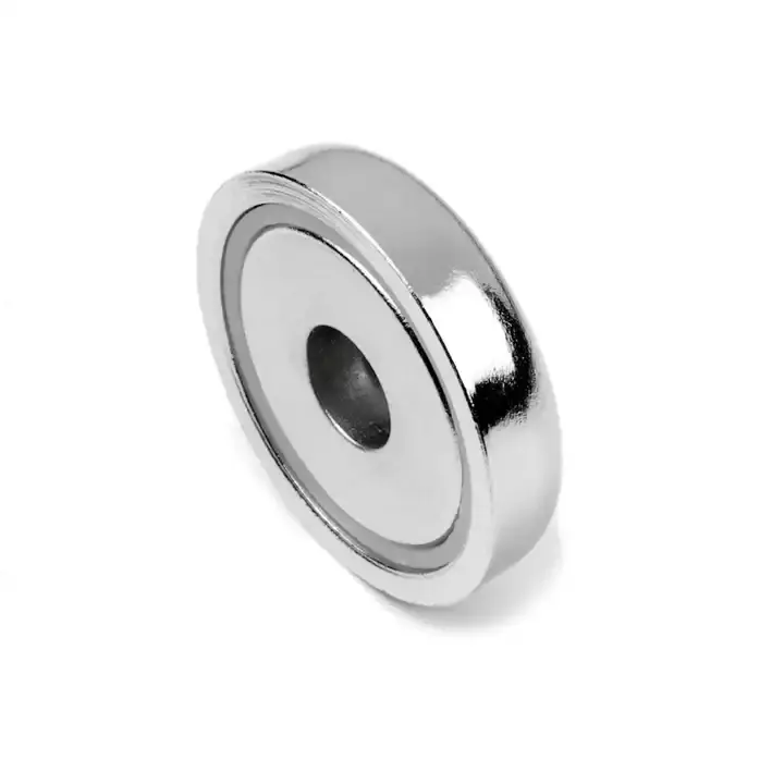 Wholesale NdFeB strong pot magnet with threaded hole Company, Product