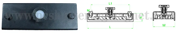 Shuttering magnet Size chart