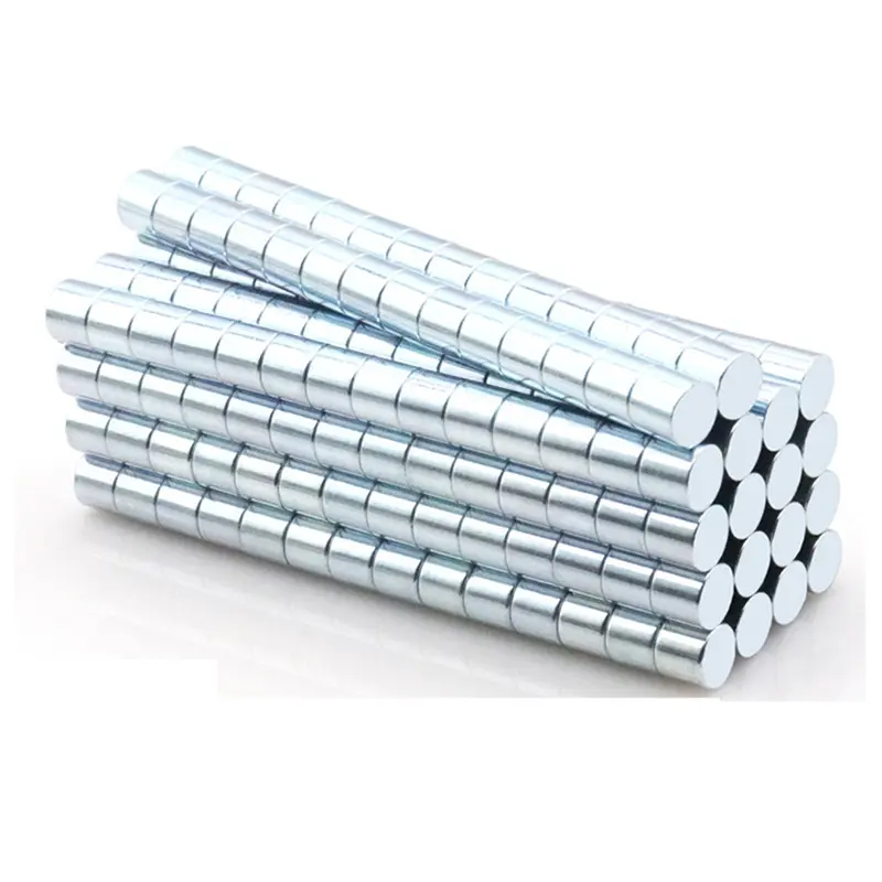 OEM N52H Strong Rare Earth Zinc Plated D6×5mm Permanent NdFeB Super Neodymium Magnet Factories, Quotes