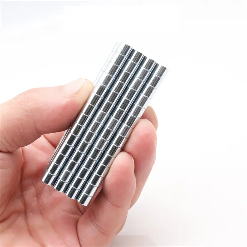 OEM N52H Strong Rare Earth Zinc Plated D6×5mm Permanent NdFeB Super Neodymium Magnet Factories, Quotes