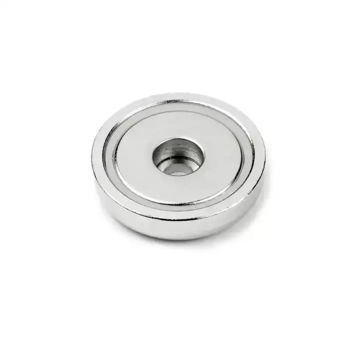 Wholesale NdFeB strong pot magnet with threaded hole Company, Product