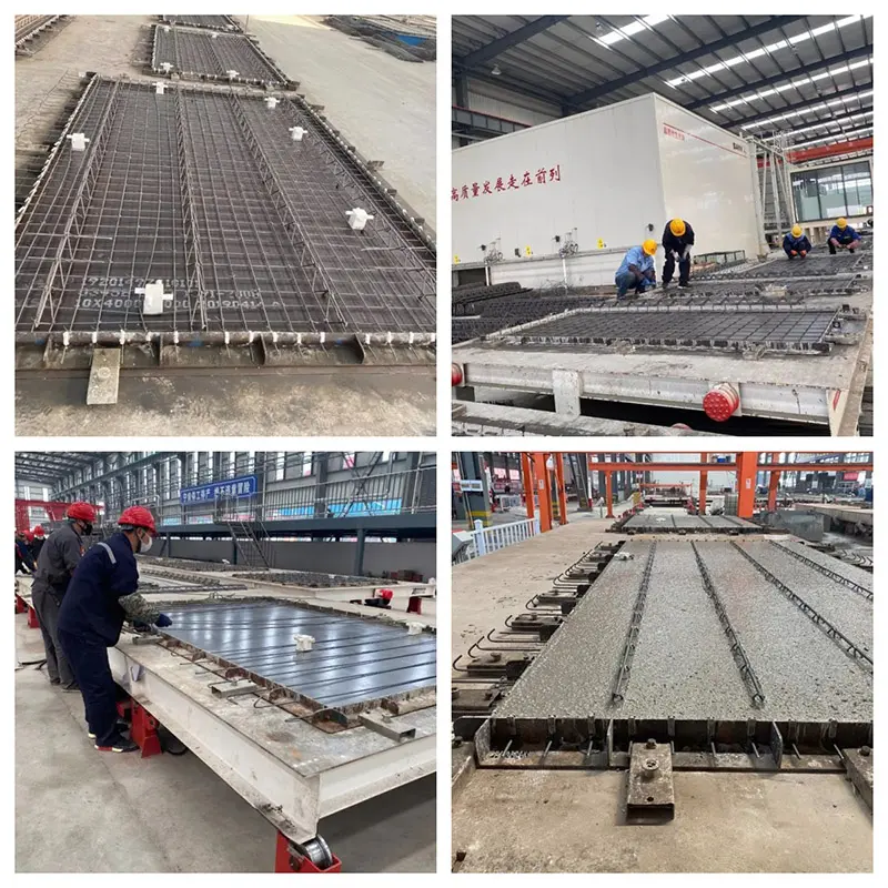 Application of precast concrete magnetic box