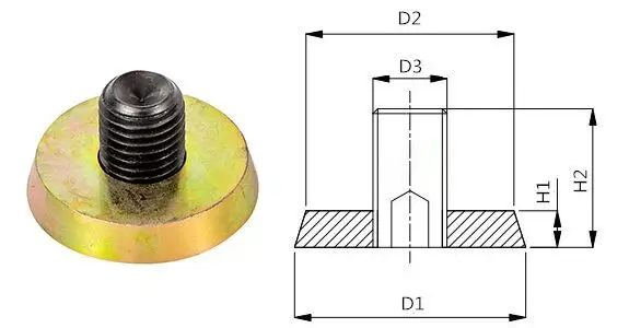 Insert Magnet Dimensional Drawing