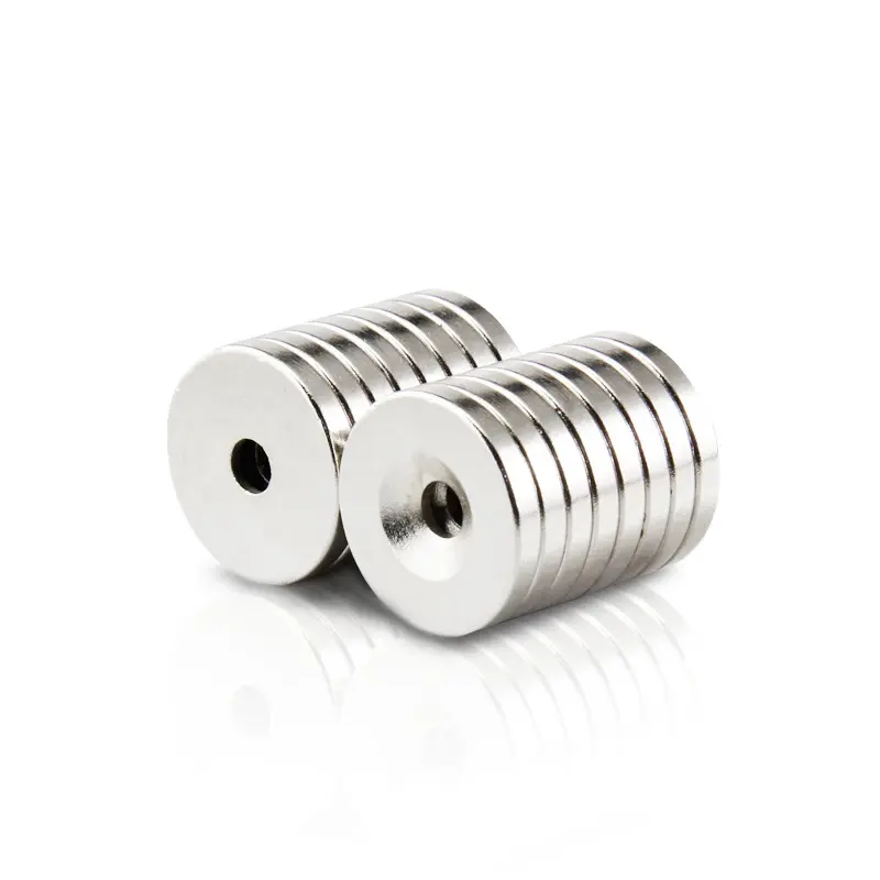 High-Quality Good Price Customized NdFeB Cup Shape Round Base Neodymium Pot Magnets Disc Countersunk Hole Magnet with Screw Manufacturers, Factory