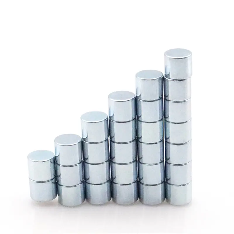 OEM N52H Strong Rare Earth Zinc Plated D6×5mm Permanent NdFeB Super Neodymium Magnet Factories, Quotes