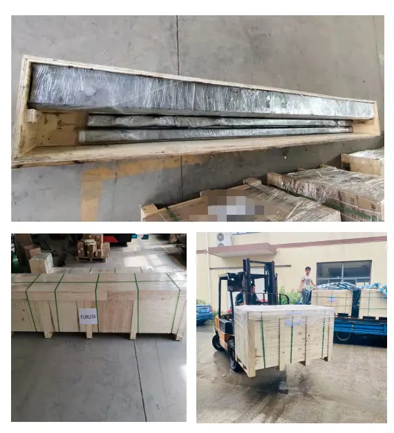 Precast concrete magnet products packed in wooden boxes