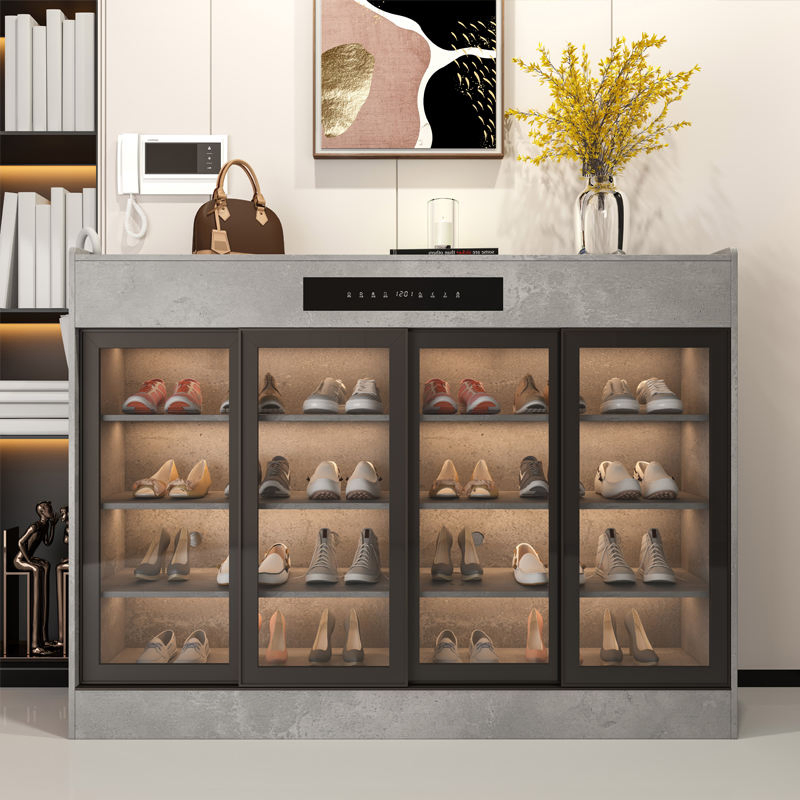 Entryway Furniture Wooden Intelligent Shoe Rack Cabinet Organizer Shoe Rack Cupboard