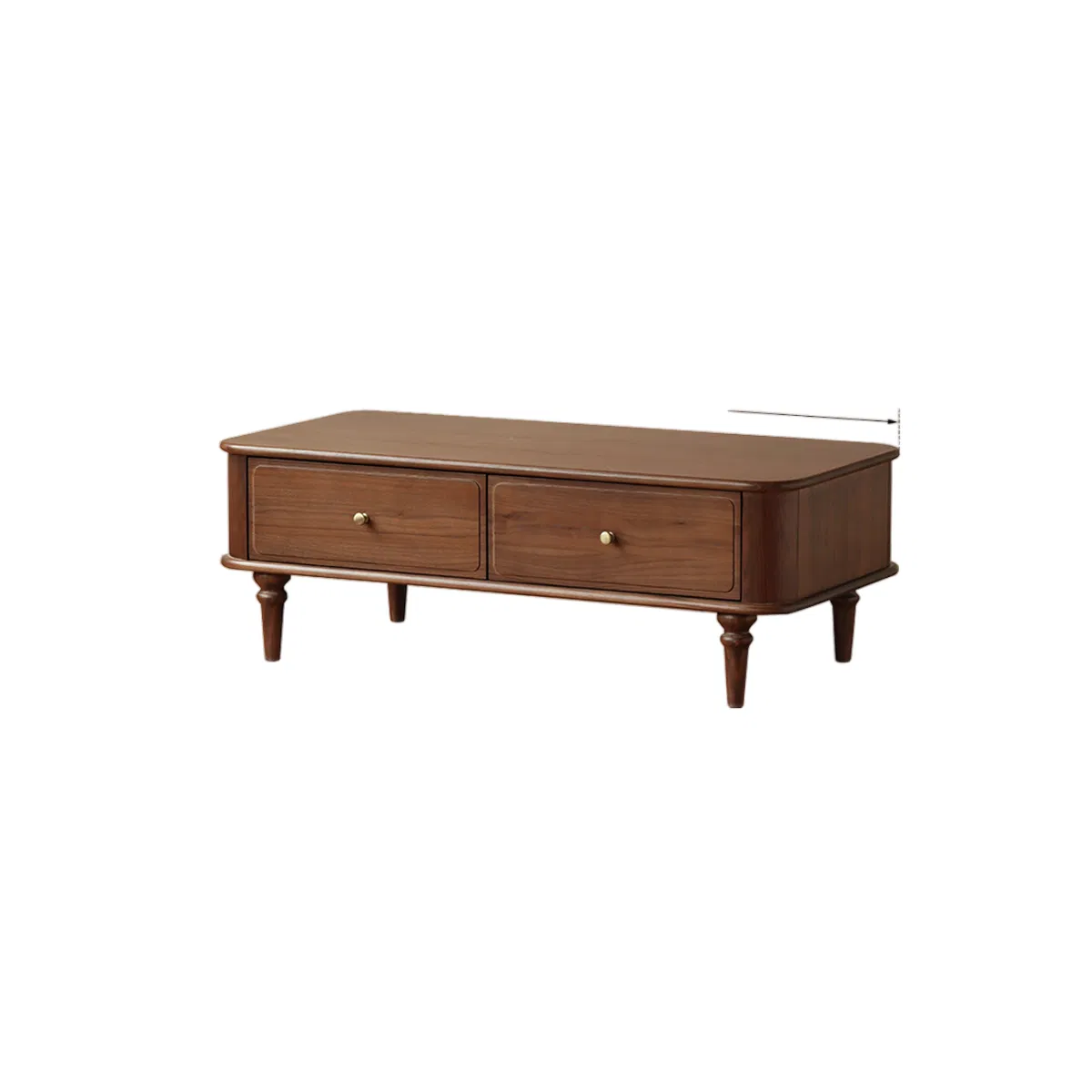 K267j01120 Stylish Double-Drawer Coffee Table for Modern Living Rooms