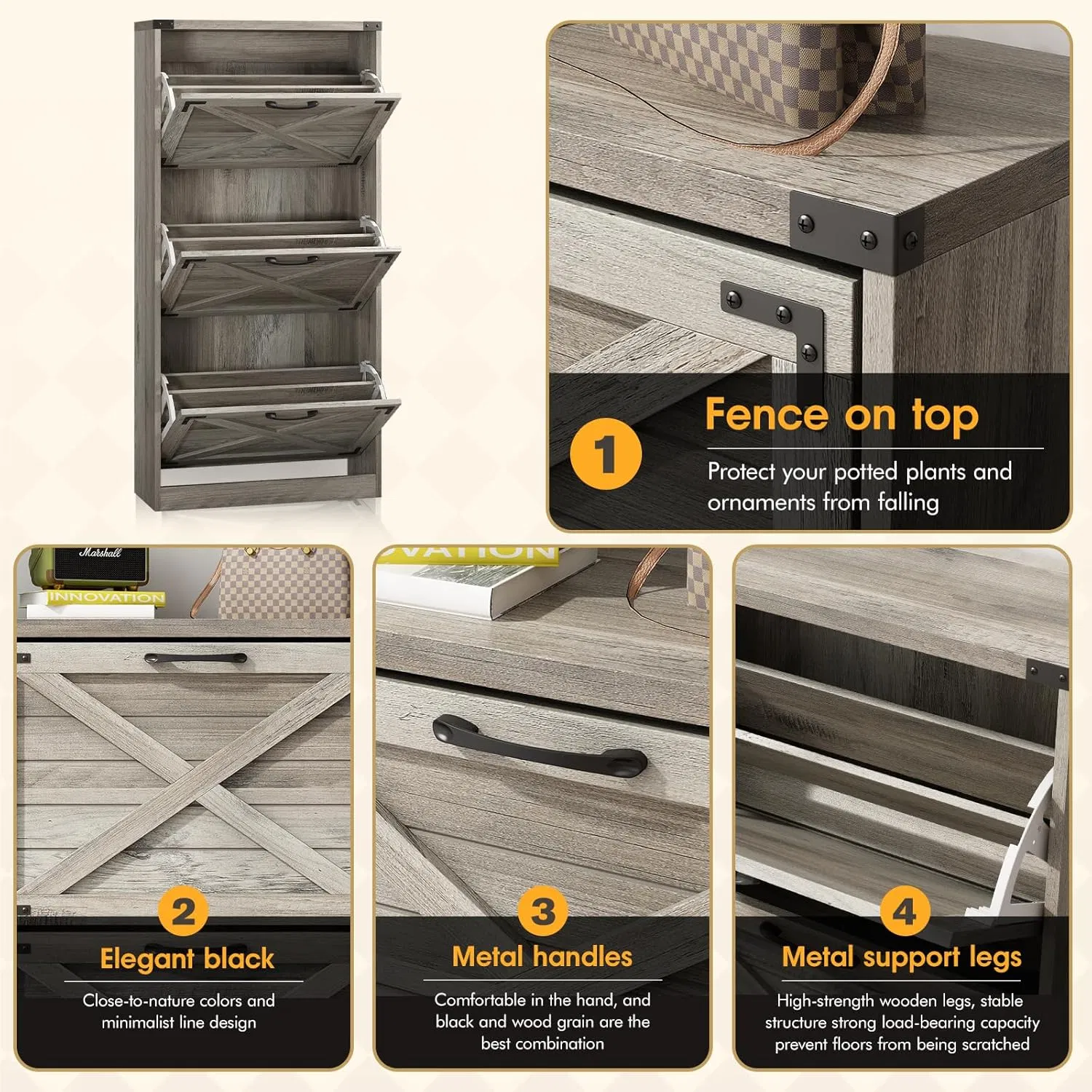 Shoe Cabinet Detail 3