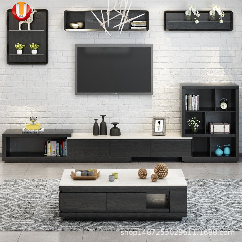 Modern Wooden Living Room Office Home Hotel Small Side Sets TV Stands Coffee Table