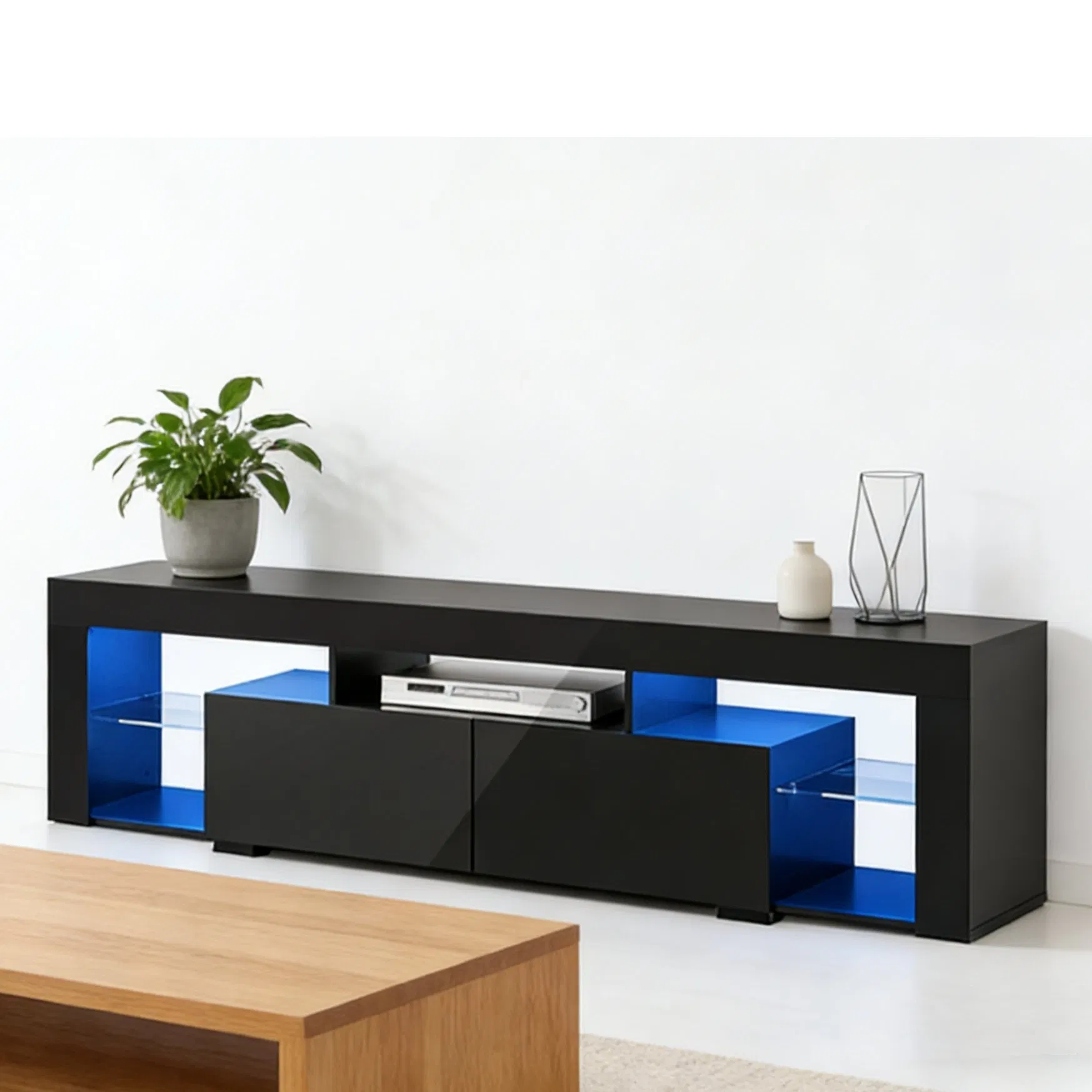 Modern Adjustable TV Stand with Storage for Living Room Furniture