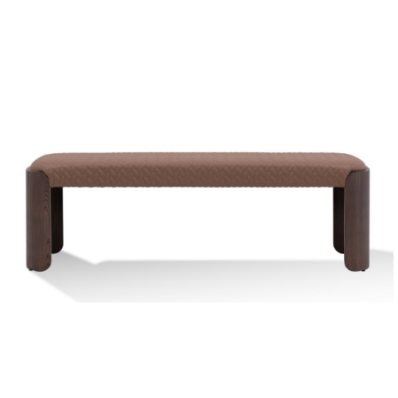 Modern Trendy Room Interiors Wooden Hotel Bedroom Decor Bedroom Entrance Furniture Bench