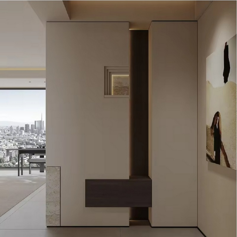 Modern Durable Wooden Shoe Cabinet with Door Entryway Furniture for Home Living Room Shoe Racks Storage