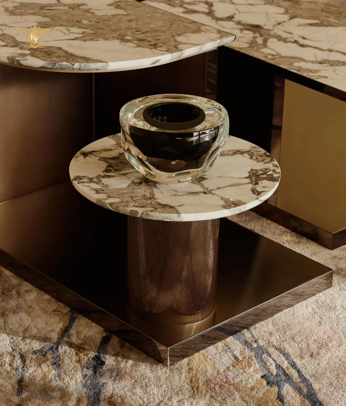 Kf Casa Furniture Modern Style Living Room Furniture Side Table