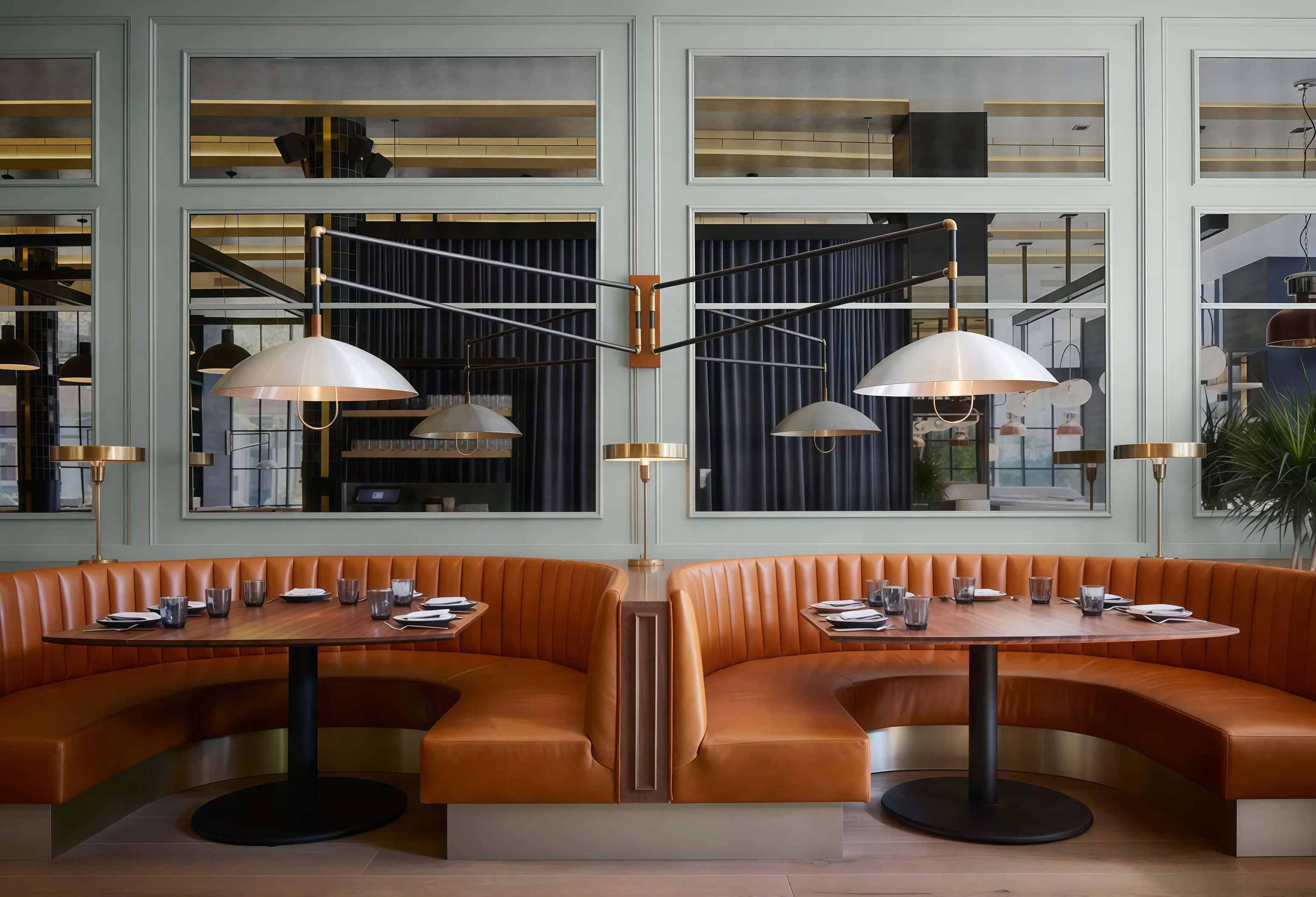 Cafe Furniture High Back Banquette Restaurant Bench for House Hotels Dining Room Leather Sofa Booth Seating