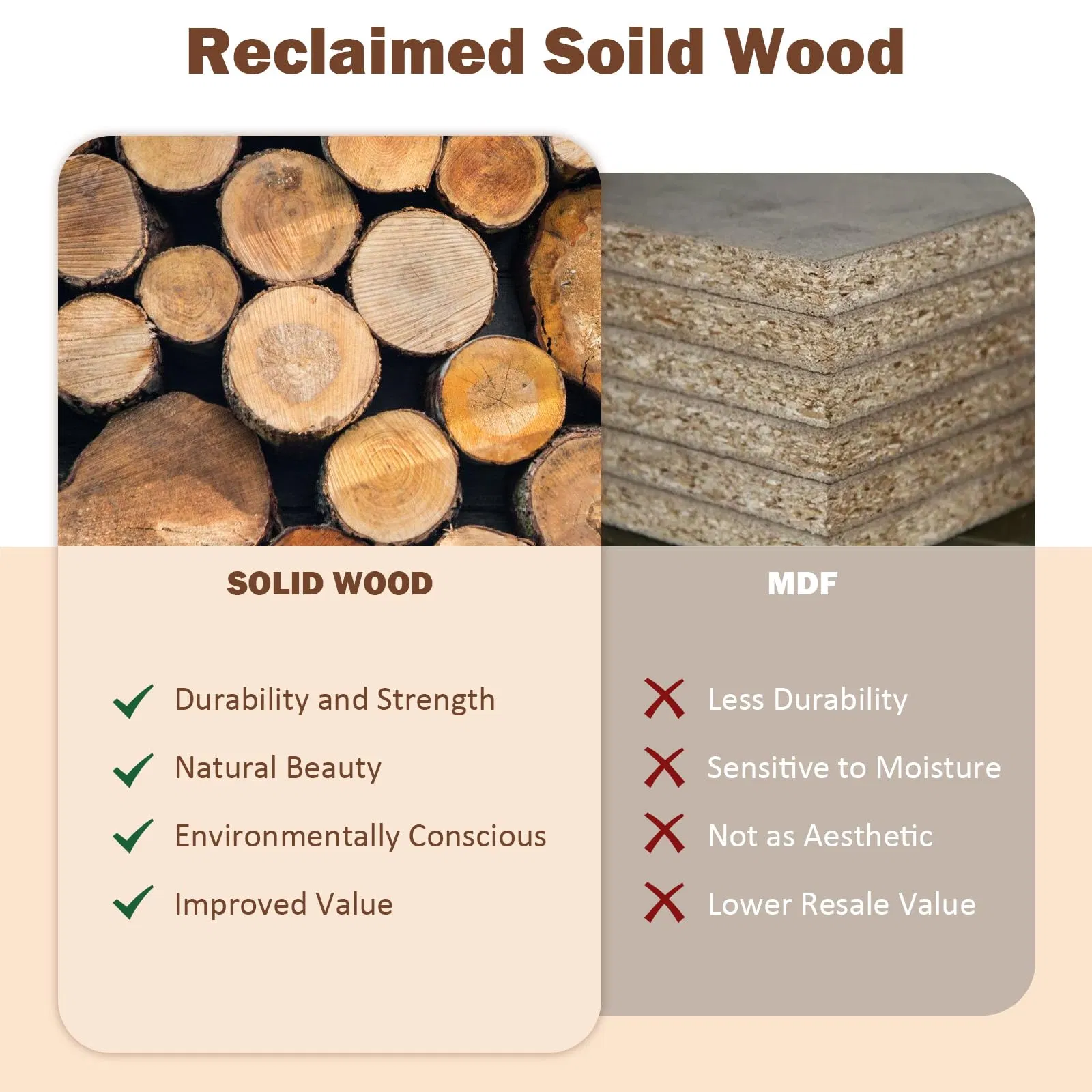 Rustic Reclaimed Solid Wood Entryway Bench with Storage Shelf for Hallway, Kitchen, Bedroom and Dining Room, Farmhouse Bench