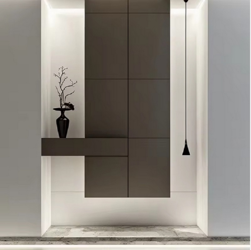 Modern Durable Wooden Shoe Cabinet with Door Entryway Furniture for Home Living Room Shoe Racks Storage