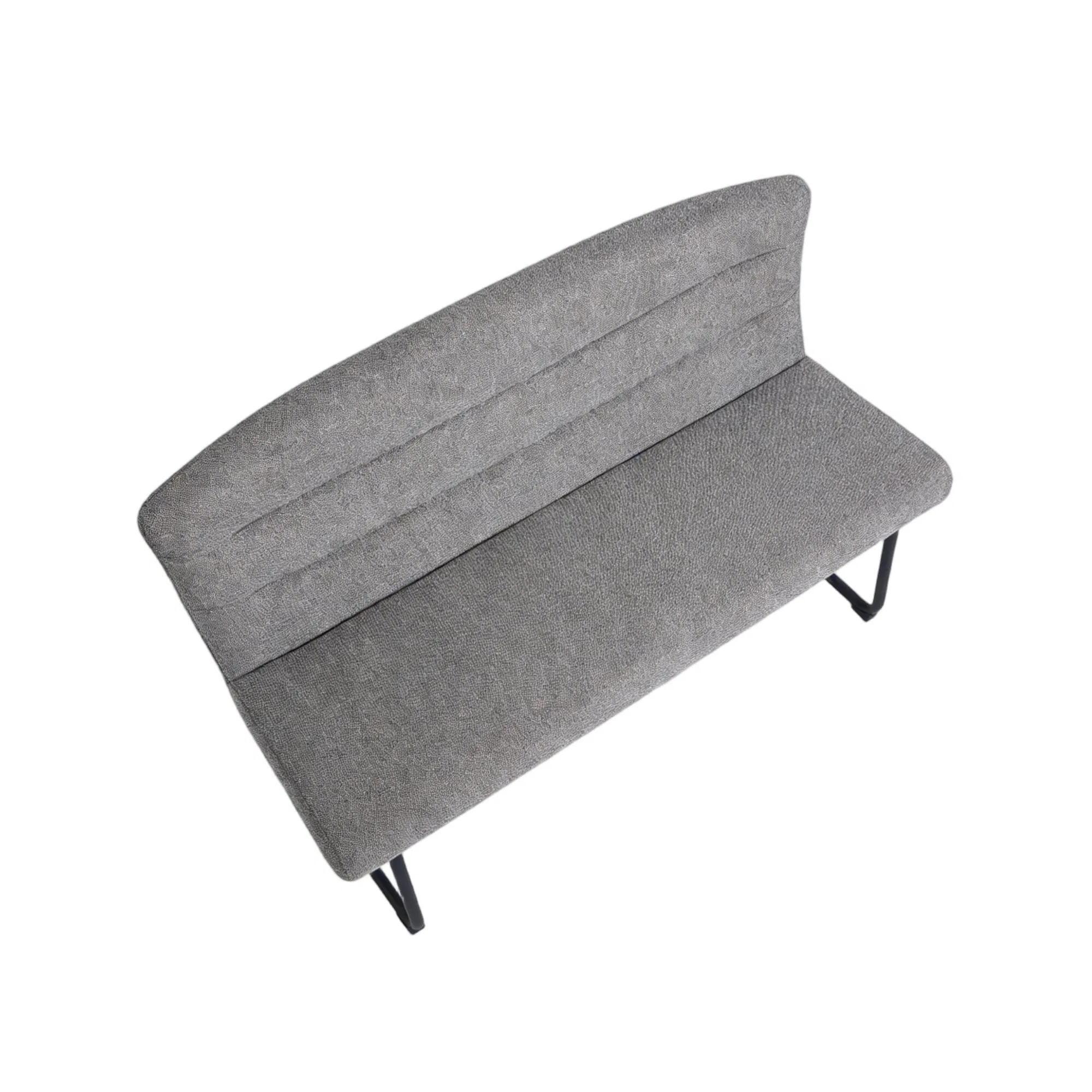 Modern Design 4-Seater Library Dining Living Room Bench with Backrest for Home Hotel Hall Waiting Room