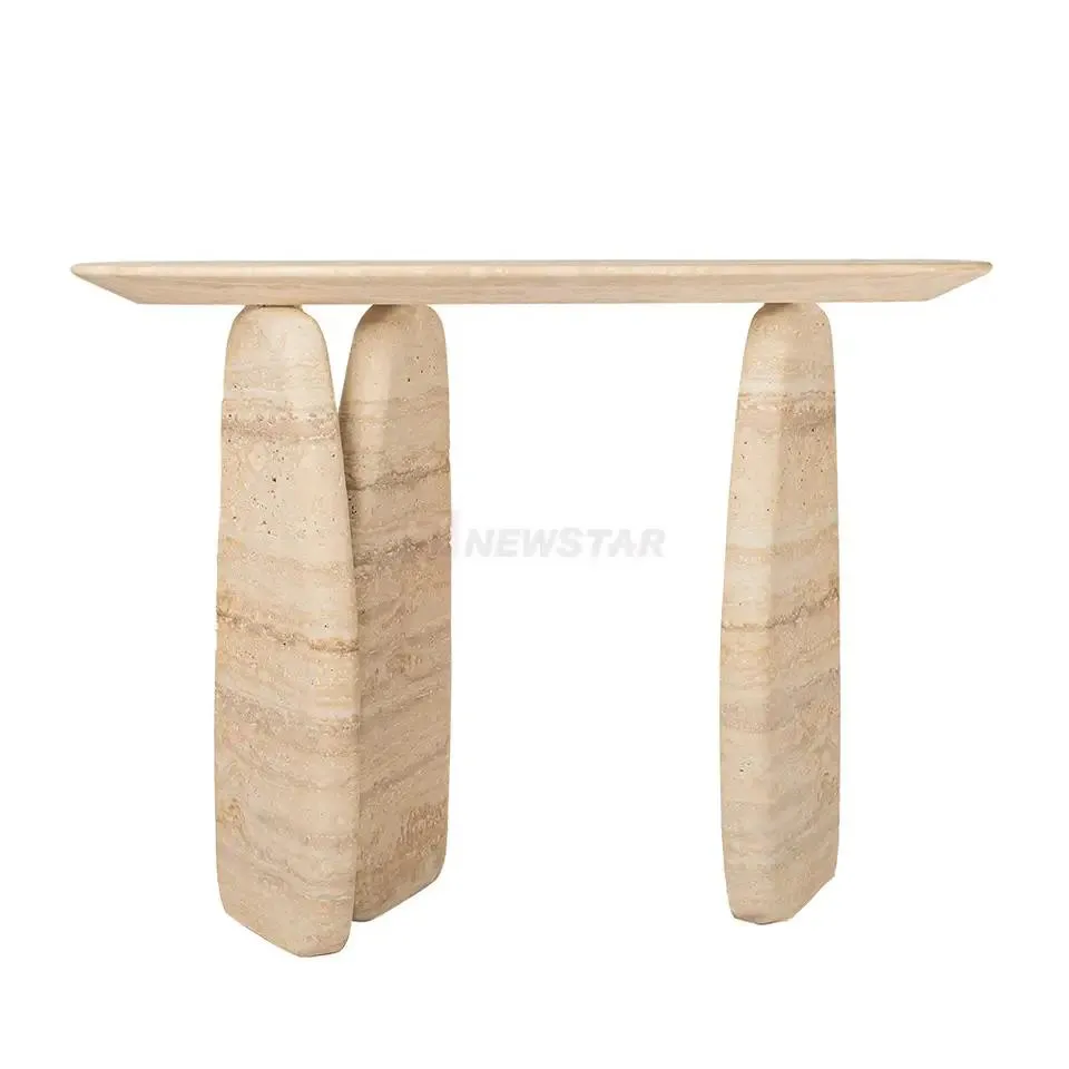 Travertine Table Detail 3