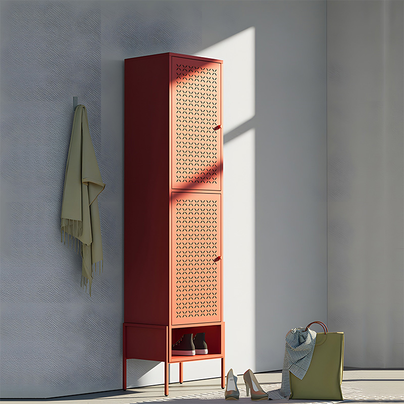 2025 New Design 2-Tier Shoe Storage Cabinet with Door Hallway Entryway